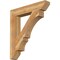 Ekena Millwork Balboa Slat Rough Sawn Bracket, Western Red Cedar, 6"W x 36"D x 40"H BKT06X36X40BOA06RWR - alternate 1